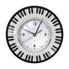 Relógio de parede, teclas de piano, 30 cm, metal silencioso, sem tique-taque Relógio de parede, teclas de piano, 30 cm, metal silencioso, sem tique-taque