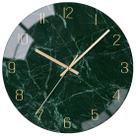 Relógio de parede VIKMARI Glass Silent Non Ticking 30 cm verde escuro