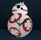Relógio de parede Vinyl Record BB8 Robot Anime Black 30cm