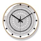 Relógio de parede Yin Yang Bagua Relógio de quartzo silencioso de 30 cm