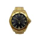Relógio De Pulso Atlantis Dourado Masculino Resistente Água