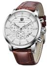 Relógio de pulso BENYAR Chronograph impermeável para homens e café Relógio de pulso BENYAR Chronograph impermeável para homens e café
