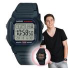 Relógio de Pulso Casio Digital Masculino Esportivo Prova Dágua 100m Bateria de 10 Anos Preto W-800H
