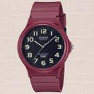 Relógio de Pulso Casio Feminino Analógico Leve Esportivo Prova Dágua Redondo Vermelho MQ-24UC-4BDF