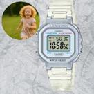 Relógio de Pulso Casio Feminino Led Digital Prova Dágua Esportivo Translúcido Cristal LA-20WHS-7ADF