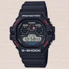 Relógio de Pulso Casio G-Shock Masculino Digital Revival Preto Fosco Esportivo Estiloso 200 Metros Alarmes Original DW-5900-1DR