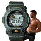 Relógio de Pulso Casio G-Shock Masculino Digital Tábua de Marés Prova dágua 20 ATM Grafite G-7900