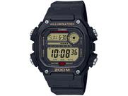 Relógio de Pulso Casio Masculino Digital Grande Hora mundial Prova Dágua 200 metros Preto DW-291H-9AVDF