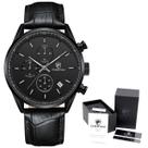 Relógio de pulso CHEETAH CH1607L masculino Couro à prova d água Relógio de pulso CHEETAH CH1607L masculino Couro à prova d água