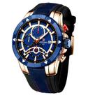 Relógio de pulso de quartzo pulseira de silicone luminoso Impermeavel