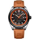 Relógio de pulso esportivo impermeável masculino luminoso casual