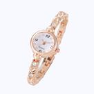 Relógio De Pulso Feminino Clássico Pequeno Quartz Com Pedras