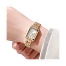 Relógio De Pulso Feminino Com Pulseira De Aço Inoxidável, Mostrador Quadrado, Casual E Fashion Relógio De Pulso Feminino Com Pulseira De Aço Inoxidável, Mostrador Quadrado, Casual E Fashion
