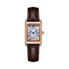 Relógio De Pulso Feminino De Luxo Com Pulseira De Couro E Aço, Quartz SANDA 1116, Moda 2024