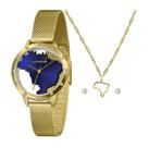Relógio de Pulso Feminino Lince Azul Copa do Brasil 2026 LRG4868L34 Ref 2024240