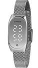 Relógio de pulso lince led branco ldm4706l sxsx