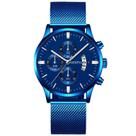 Relógio De Pulso Luxo Quartz Aço Inoxidável Geneva