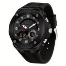 Relógio de Pulso Masculino À Prova D'Água 50M Esportivo Multifuncional com Pulseira de Silicone