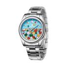 Relógio De Pulso Masculino À Prova d'Água Luminoso Em Aço Inoxidável Quartz PAAZOMU Moda Redondo
