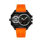 Relógio De Pulso Masculino De Luxo SANDA Com Design De Moda Multifuncional E Mostrador Quadrado Com Relógio De Pulso Masculino De Luxo SANDA Com Design De Moda Multifuncional E Mostrador Quadrado Com