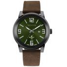 Relógio de Pulso Masculino Golf 2115UDJ-0V Analógico Couro Grafite Technos