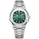 Relógio De Pulso Masculino Luxo Prata Poedagar Aço Inox