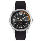 Relógio de Pulso Masculino Racer Basico 2115UDS-2P Analógico Pulseira Silicone Prata Technos