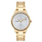 Relógio de Pulso Orient Feminino com Cristais Swaroviski FGSSM058 S1KX - Dourado