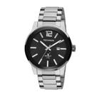 Relógio de Pulso Original Technos Golf Prata Analógico Quartz Aço 5 ATM Masculino 2115TUS Relógio de Pulso Original Technos Golf Prata Analógico Quartz Aço 5 ATM Masculino 2115TUS