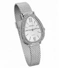 Relogio de Pulso Prata Feminino Modelo Oval Bloqueiras 2026