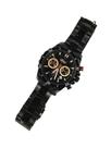 RELÓGIO DE PULSO PULSEIRA FERRO KNUP PRATA e PRETO KPSW46
