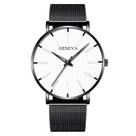Relógio De Pulso Quartz Aço Inoxidável Geneva Relógio De Pulso Quartz Aço Inoxidável Geneva