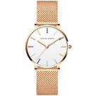 Relógio de Quartzo Feminino Analogico Design Casual em Aço inoxidável Relógio de Quartzo Feminino Analogico Design Casual em Aço inoxidável