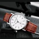 Relógio de quartzo Generic Modia 68 para homens, 40 mm, 9 mm de espessura