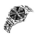 Relógio De Quartzo Masculino De 41mm Em Aço Inoxidável Azul E Dourado Luxuoso Com Diamantes E Luz