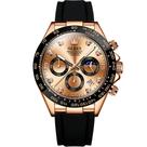 Relógio de Quartzo Masculino Esportivo Luminoso Multifuncional de Quartzo