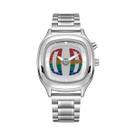 Relógio De Quartzo Masculino Y2K Fashionável Com Display Duplo Luminoso E Estilo Criativo De