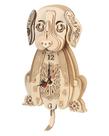 Relógio de quebra-cabeça de madeira 3D JigToy Beagle Clock Tema de Natal Relógio de quebra-cabeça de madeira 3D JigToy Beagle Clock Tema de Natal