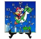 Relogio Decorativo De Azuleijo Super Mario Bros Relogio Decorativo De Azuleijo Super Mario Bros