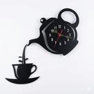 Relógio decorativo de chaleira com ponteiros colonial 40x43 cm cantinho do café