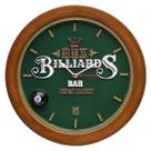 Relógio Decorativo de Parede - Billiard REX Verde 719