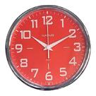 Relógio Decorativo De Parede Moderno Chromo Vermelho