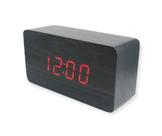 Relógio Despertador digital de mesa LED estilo madeira retangular quadrado tipo 2 Relógio Despertador digital de mesa LED estilo madeira retangular quadrado tipo 2