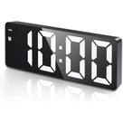 Relógio Despertador Digital LED Dupla Alimentação USB/Pilhas