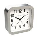 Relogio despertador herweg 2644-070 prata metalico