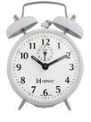 Relógio Despertador Mecânico de Metal Herweg 2208, Retrô
