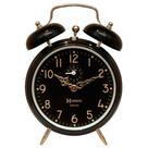 Relógio Despertador Mecânico Herweg 2385-034 Retrô Preto Relógio Despertador Mecânico Herweg 2385-034 Retrô Preto