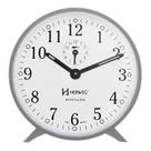 Relógio Despertador Mecânico Herweg Branco 2220 021