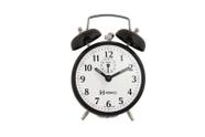 Relógio Despertador Retro Antigo Preto A Cordas Herweg 2208