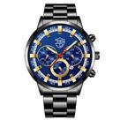 Relógio Deyros Masculino Preto Aço Inox Quartz Pulseira Relógio Deyros Masculino Preto Aço Inox Quartz Pulseira